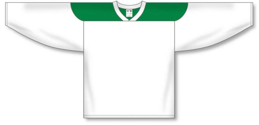 Customization Depot White, Kelly League Canada / USA Made  Hockey Jerseys