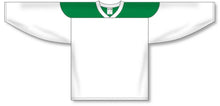 Load image into Gallery viewer, Customization Depot White, Kelly League Plain Blank Hockey Jerseys