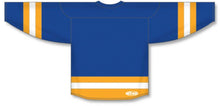 Load image into Gallery viewer, Custom or blank Wholesale Customization Depot Royal, Gold, White League Plain Blank Hockey Jerseys
