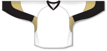 Load image into Gallery viewer, Custom or blank Wholesale 2010 Pittsburgh White Pro Plain Blank Hockey Jerseys