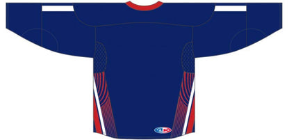 Customization Depot 2006 Team USA Navy Sublimated Sleeve Stripes and Side Inserts