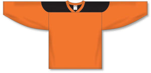 Custom or blank Wholesale Customization Depot Orange, Black League Plain Blank Hockey Jerseys