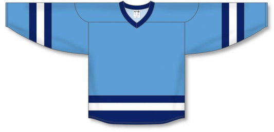 Customization Depot Sky, Navy, White League Canada / USA Made  Hockey Jerseys