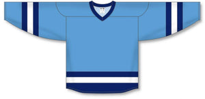 Customization Depot Sky, Navy, White League Plain Blank Hockey Jerseys