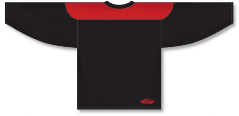 Custom Customization Depot Black, Red League Canada / USA Made  Hockey Jerseys