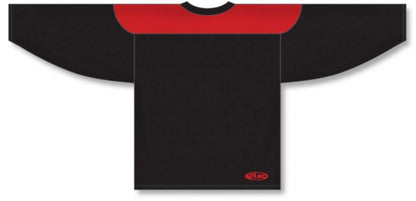 Custom Customization Depot Black, Red League Canada / USA Made  Hockey Jerseys