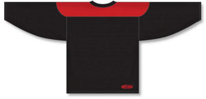 Custom or blank Wholesale Customization Depot Black, Red League Plain Blank Hockey Jerseys