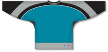 Load image into Gallery viewer, Custom or blank Wholesale New SAN Jose 3RD Teal Gussets Pro Plain Blank Hockey Jerseys