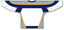 Load image into Gallery viewer, Custom or blank Wholesale Nashville White Gussets Pro Plain Blank Hockey Jerseys