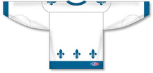 Load image into Gallery viewer, Custom or blank Wholesale Customization Depot 2011 Quebec White Sublimated Plain Blank Hockey Jerseys