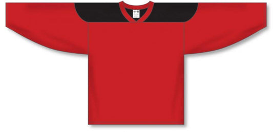 Custom Customization Depot Red, Black League Canada / USA Made  Hockey Jerseys