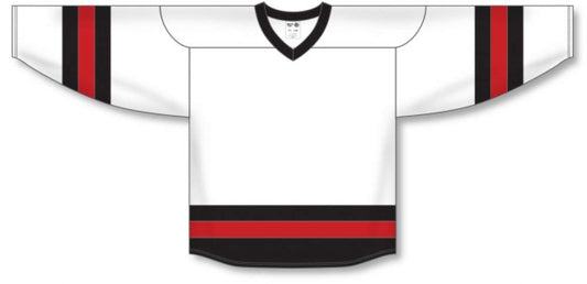 Customization Depot White, Black, Red League Canada / USA Made  Hockey Jerseys