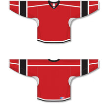 Load image into Gallery viewer, Red, White, Black Durastar Mesh Select Plain Blank Hockey Jerseys