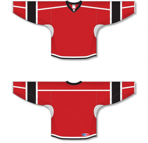 Red, White, Black Durastar Mesh Select Plain Blank Hockey Jerseys