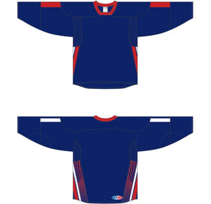 Custom or blank Wholesale Customization Depot 2006 Team USA Navy Sublimated Sleeve Stripes and Side Inserts