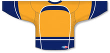 Load image into Gallery viewer, Custom or blank Wholesale 2013 Nashville Gold Pro Plain Blank Hockey Jerseys
