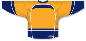 Custom or blank Wholesale 2013 Nashville Gold Pro Plain Blank Hockey Jerseys