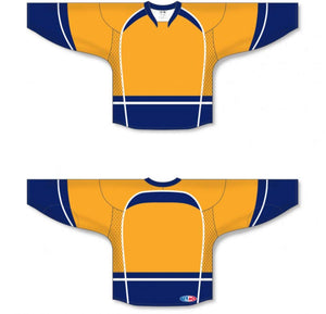 Custom or blank Wholesale 2013 Nashville Gold Pro Plain Blank Hockey Jerseys
