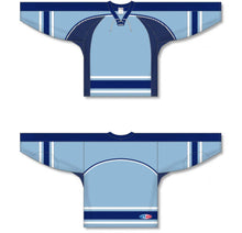 Load image into Gallery viewer, Custom or blank Wholesale New Maine 3RD Powder Square Lace Neck Pro Plain Blank Hockey Jerseys