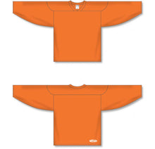 Load image into Gallery viewer, Customization Depot Orange Practice Plain Blank Hockey Jerseys