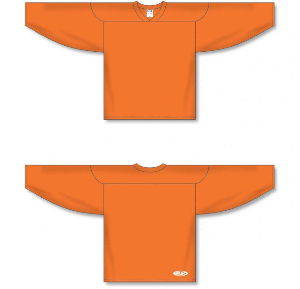 Custom Customization Depot Orange Practice Canada / USA Made  Hockey Jerseys