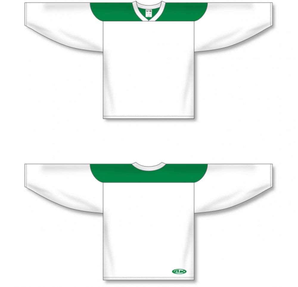 Customization Depot White, Kelly League Canada / USA Made  Hockey Jerseys