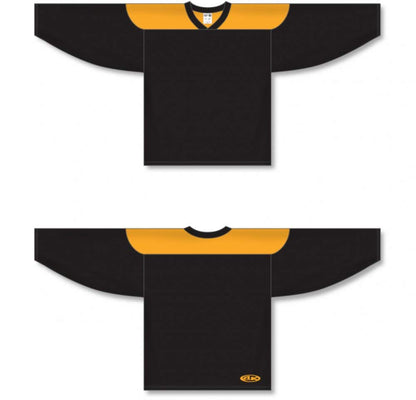 Customization Depot Black, Gold League Canada / USA Made  Hockey Jerseys