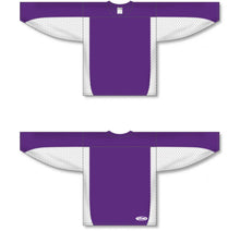 Load image into Gallery viewer, Custom or blank Wholesale Customization Depot Purple, White League Plain Blank Hockey Jerseys