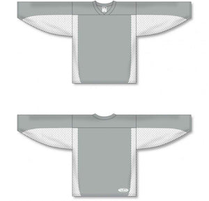 Custom or blank Wholesale Customization Depot Grey, White League Plain Blank Hockey Jerseys