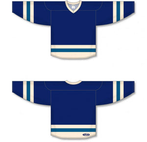 Customization Depot Navy, Sand, Capital League Plain Blank Hockey Jerseys