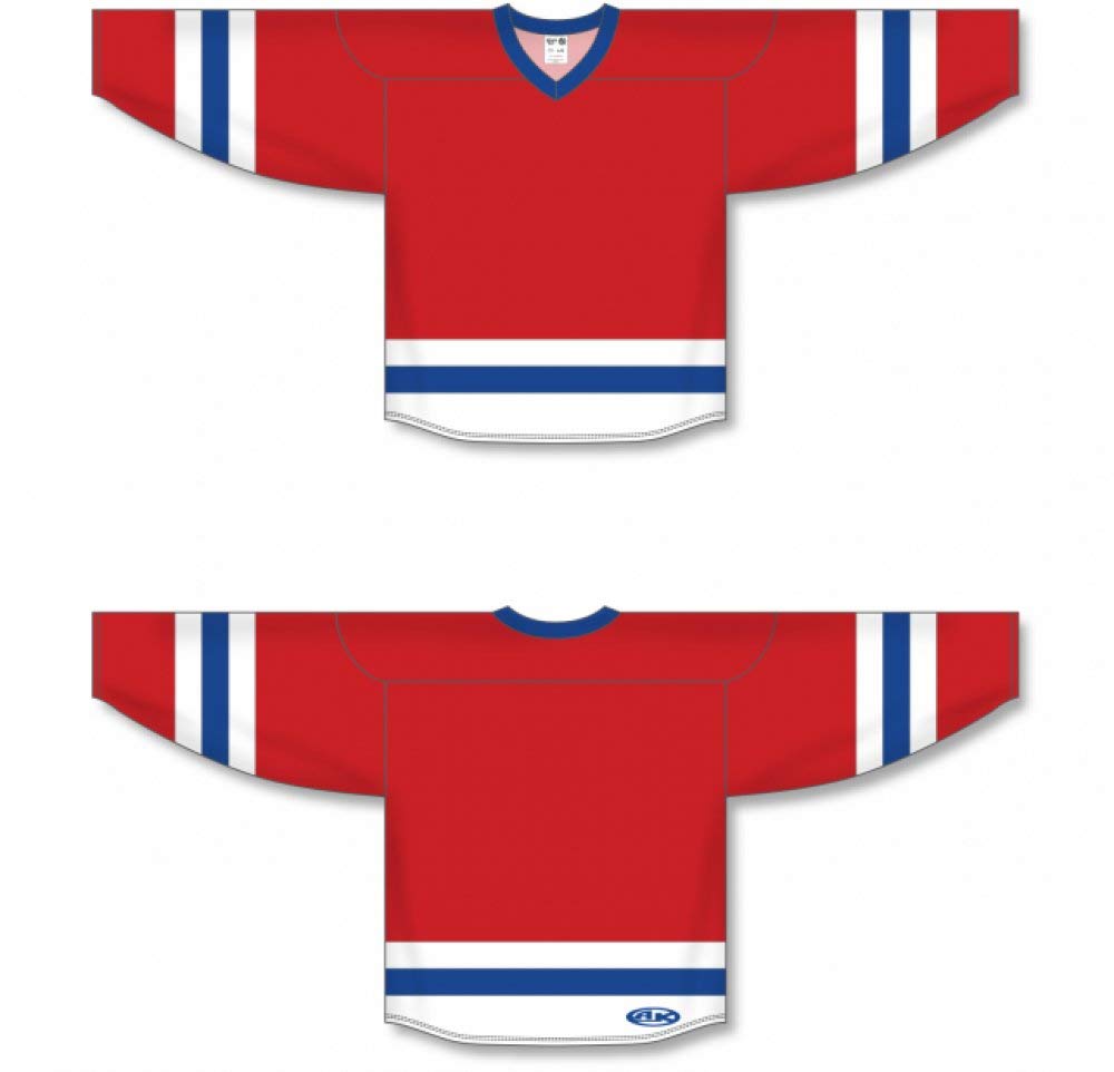 Customization Depot Red, White, Royal League Canada / USA Made  Hockey Jerseys