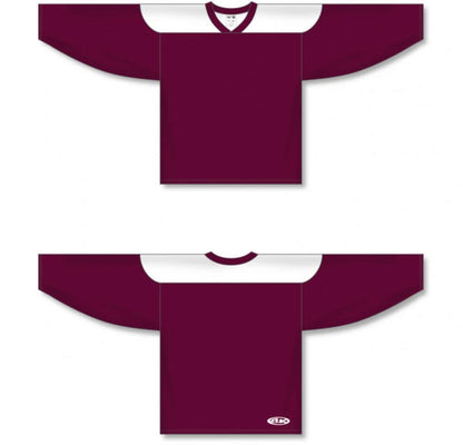 Customization Depot Maroon, White League Canada / USA Made  Hockey Jerseys