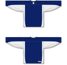 Load image into Gallery viewer, Custom or blank Wholesale Customization Depot Navy, White League Plain Blank Hockey Jerseys