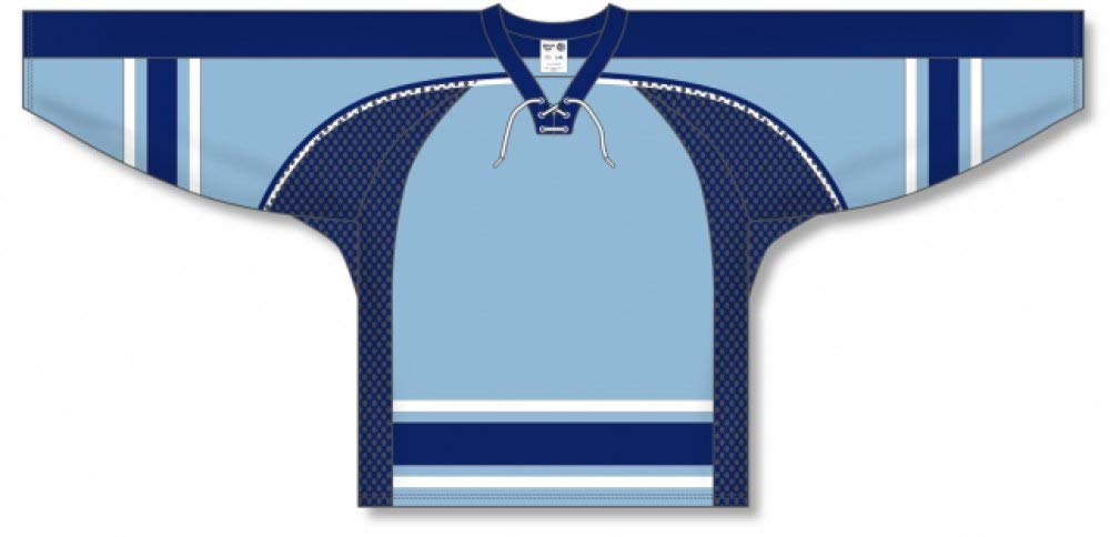 Custom or blank Wholesale New Maine 3RD Powder Square Lace Neck Pro Plain Blank Hockey Jerseys