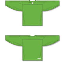 Load image into Gallery viewer, Customization Depot Lime Green Practice Plain Blank Hockey Jerseys