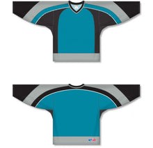 Load image into Gallery viewer, New SAN Jose 3RD Teal Gussets Pro Plain Blank Hockey Jerseys