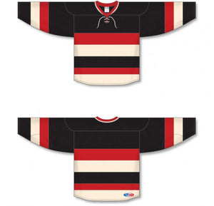 Custom or blank Wholesale 2013 Ottawa 3RD Black Pro Plain Blank Hockey Jerseys