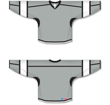 Grey, Black, White Durastar Mesh  hockey jerseys no minimum