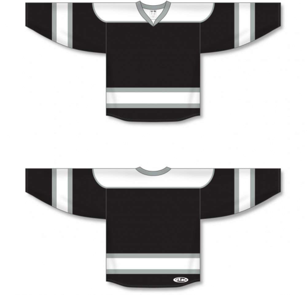 Custom Black, White, Grey  hockey jerseys no minimum