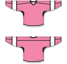 Load image into Gallery viewer, Custom or blank Wholesale Pink, Black, White Select Plain Blank Hockey Jerseys
