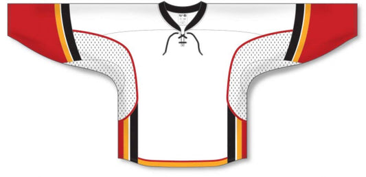 Custom 2013 Calgary White Pro Canada / USA Made  Hockey Jerseys