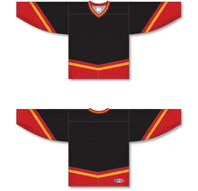 Load image into Gallery viewer, New Calgary 3RD Black Pro Plain Blank Hockey Jerseys