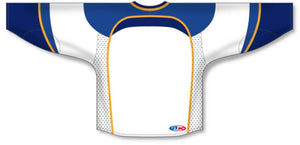 Custom or blank Wholesale 2011 ST. Louis White Gussets Pro Plain Blank Hockey Jerseys