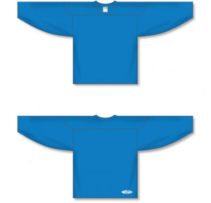 Custom or blank Wholesale Pro Blue Practice Plain Blank Hockey Jerseys