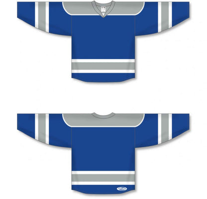 Custom Royal, Grey, White  hockey jerseys no minimum