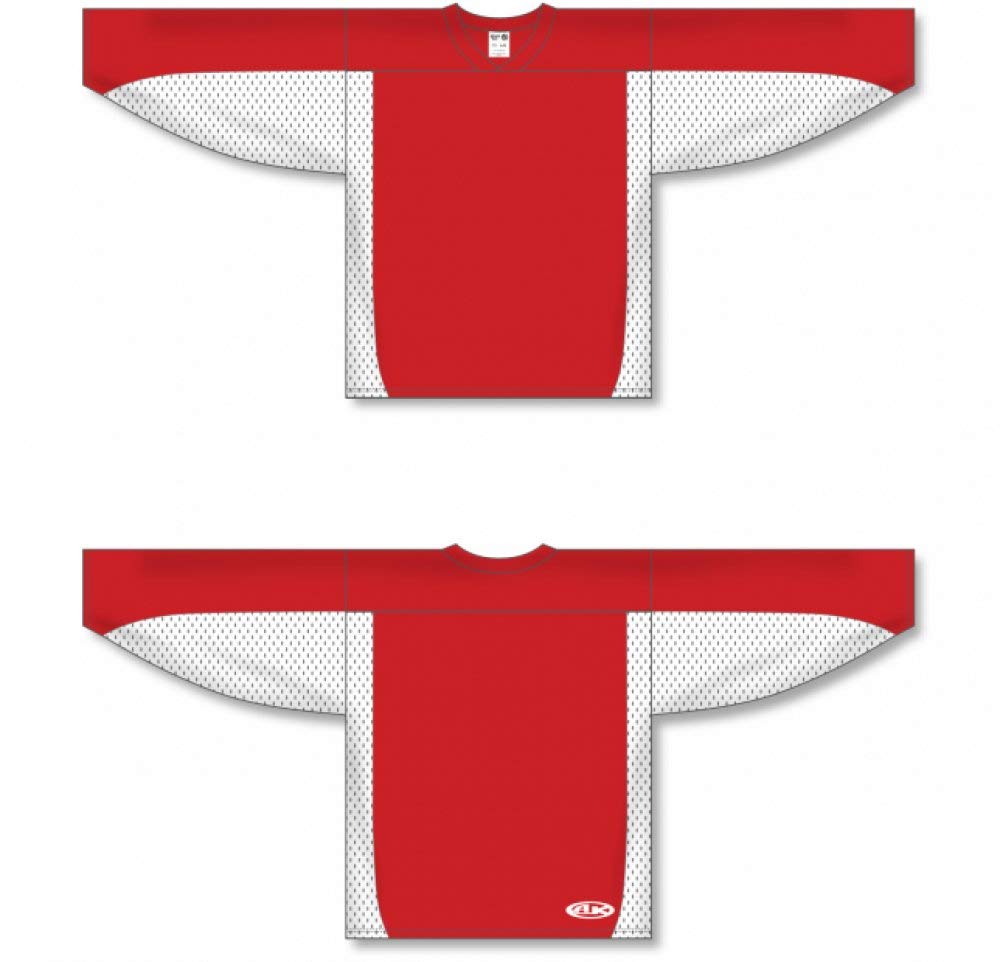Customization Depot Red, White League Canada / USA Made  Hockey Jerseys