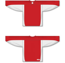 Load image into Gallery viewer, Custom or blank Wholesale Customization Depot Red, White League Plain Blank Hockey Jerseys