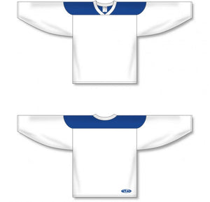 Custom or blank Wholesale Customization Depot White, Royal League Plain Blank Hockey Jerseys