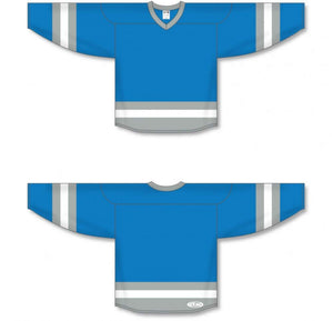 Custom or blank Wholesale Pro Blue, Grey, White League Plain Blank Hockey Jerseys