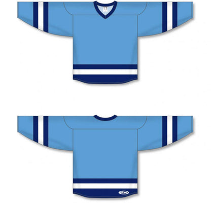 Customization Depot Sky, Navy, White League Canada / USA Made  Hockey Jerseys